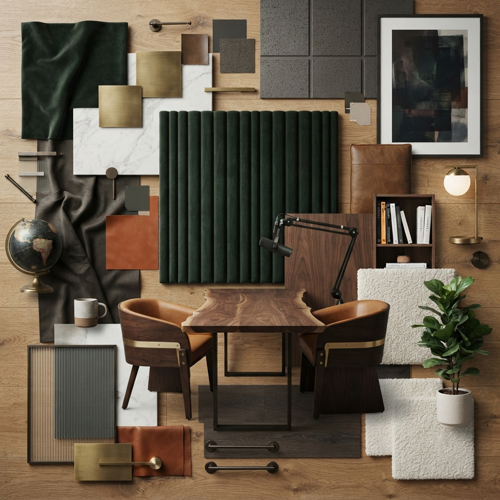 Podcast Studio interior design theme — Entertainment
