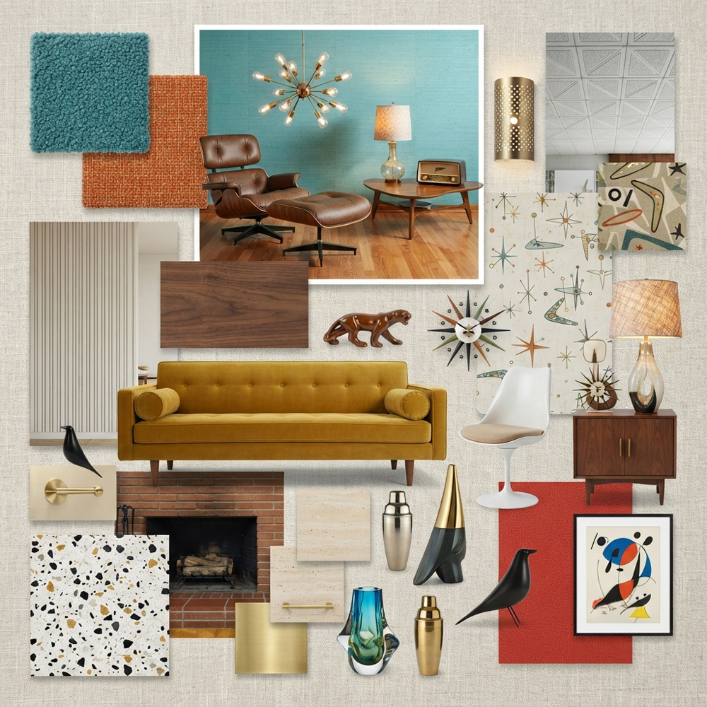 1950s Americana interior design theme — Era Themes