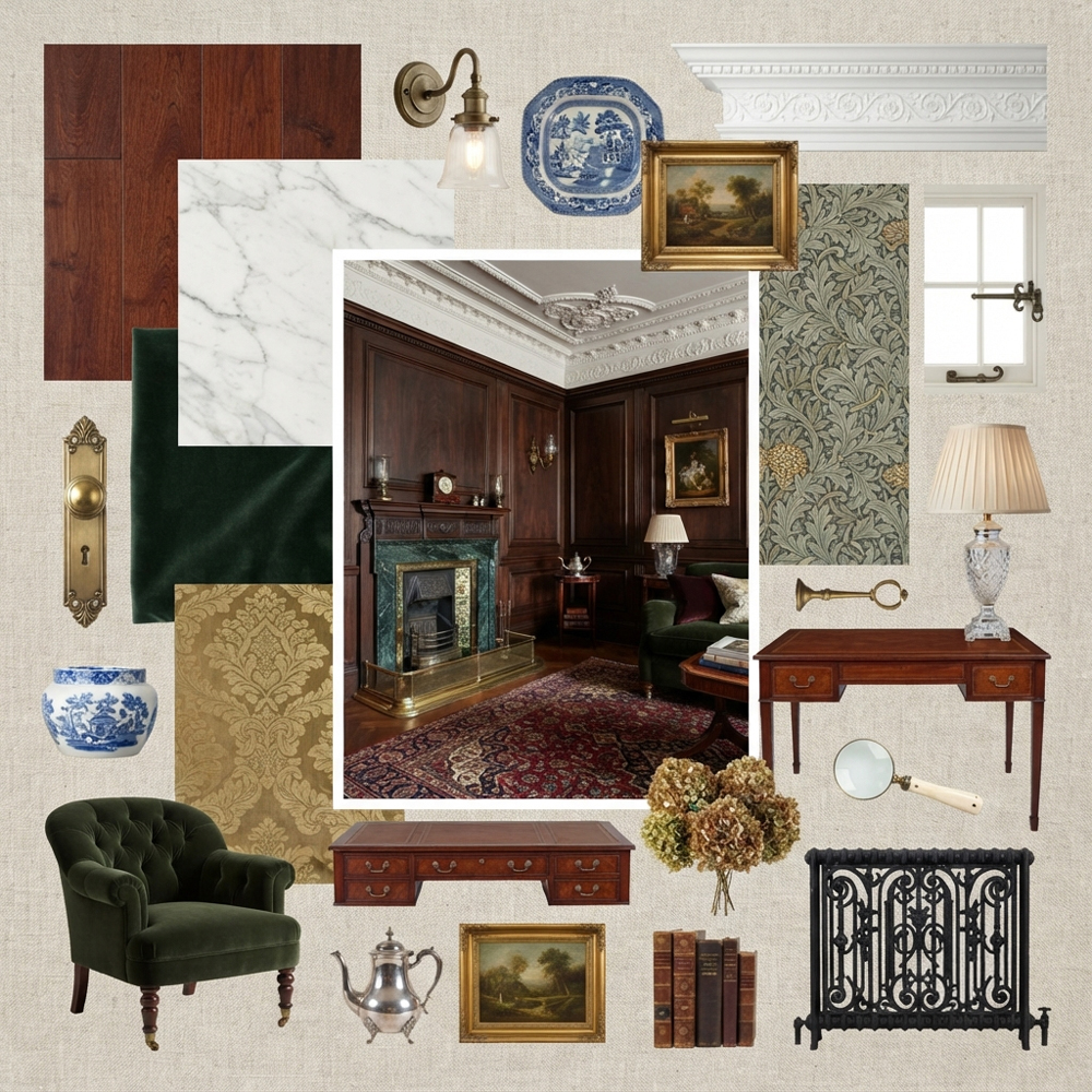 Edwardian Revival interior design theme — Era Themes