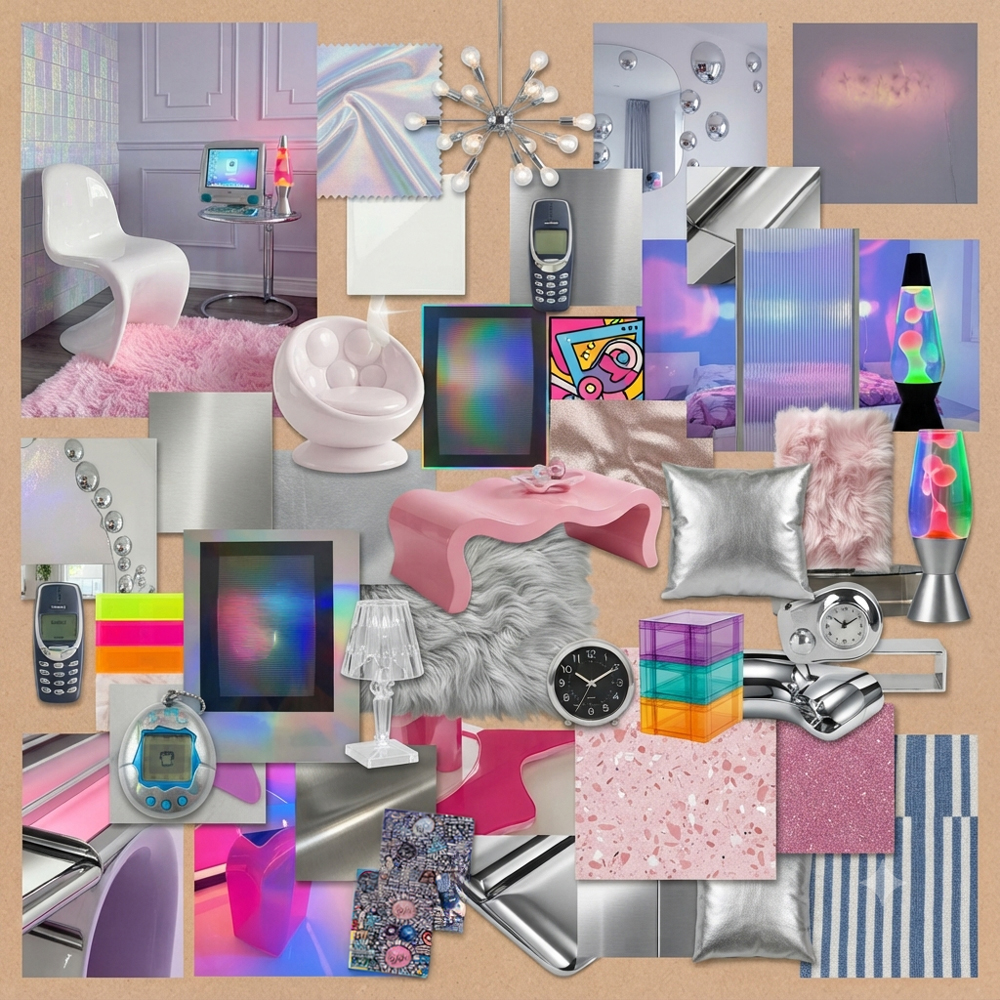 Y2K Aesthetic interior design theme — Era Themes