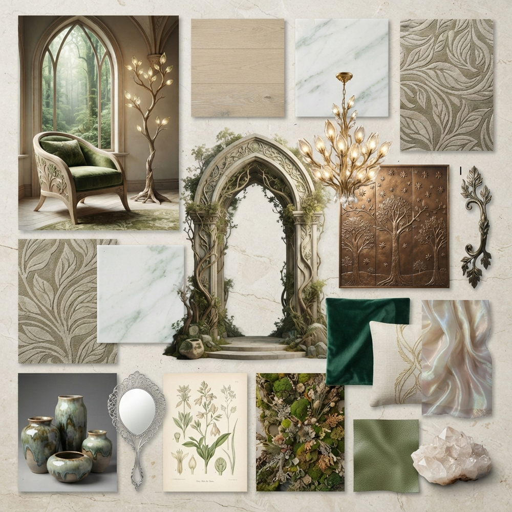 Elven Sanctuary interior design theme — Fantasy & Entertainment