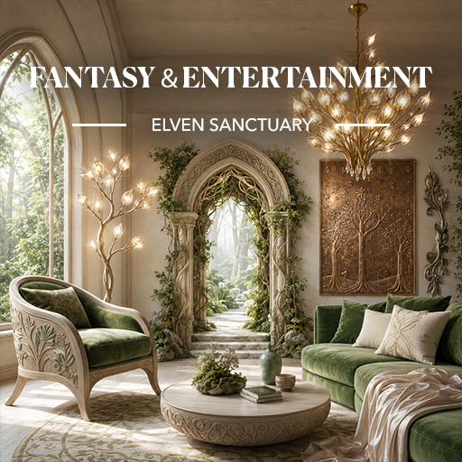 Elven Sanctuary — Fantasy & Entertainment interior design theme