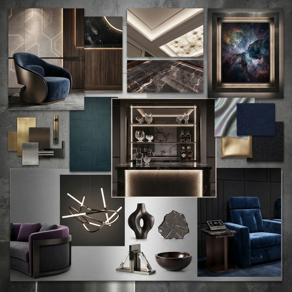 Galactic Luxury interior design theme — Fantasy & Entertainment