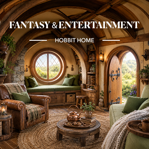 Hobbit Home interior design theme