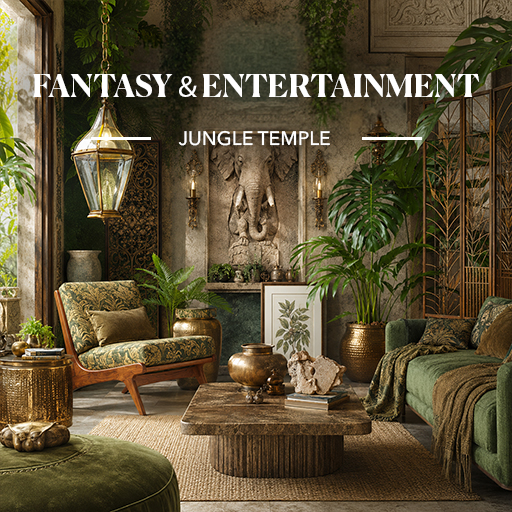 Jungle Temple — Fantasy & Entertainment interior design theme