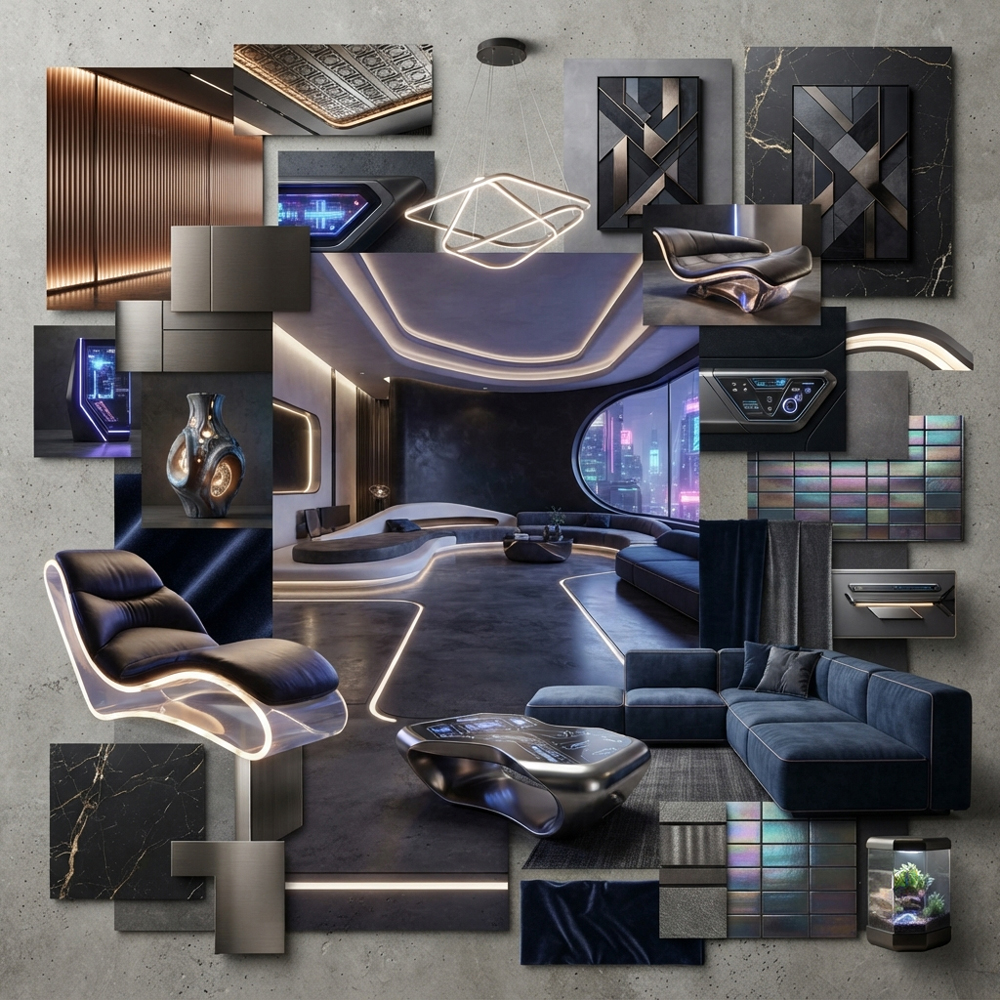 Sci-Fi Futuristic interior design theme — Fantasy & Entertainment