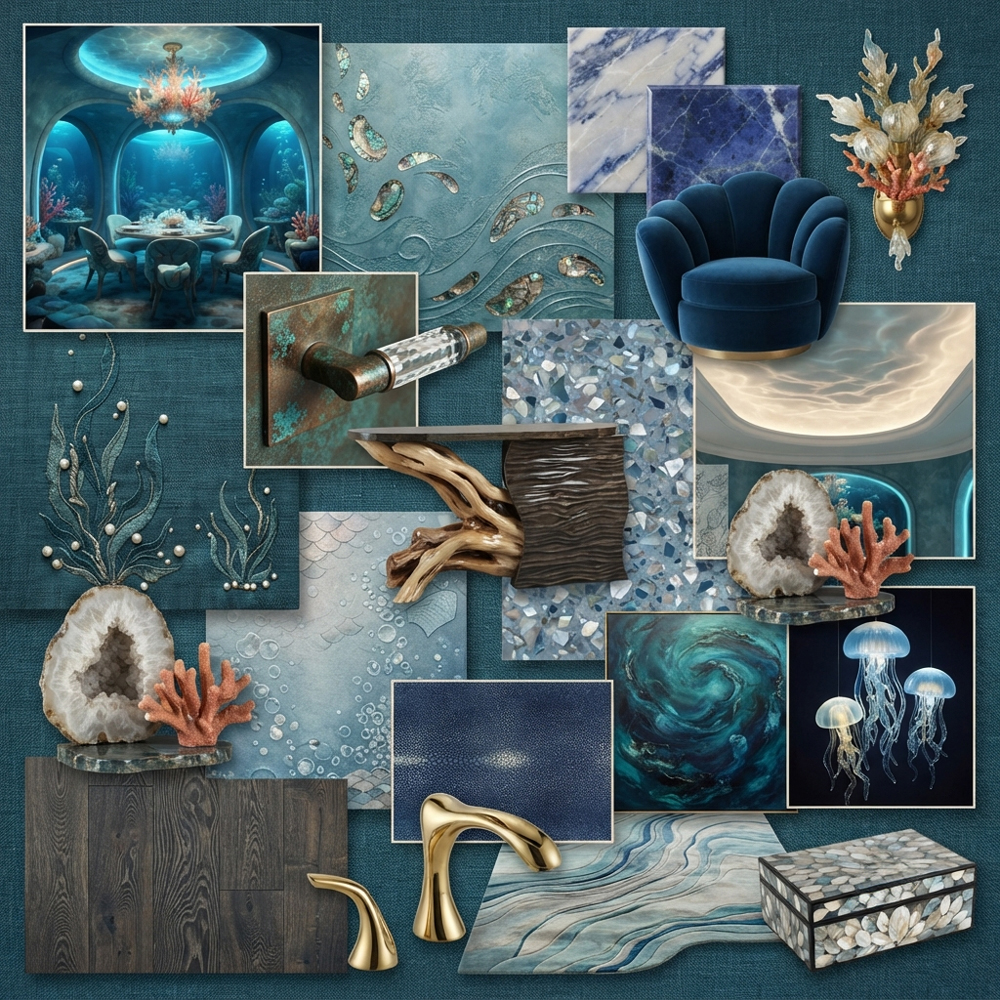 Underwater Palace interior design theme — Fantasy & Entertainment