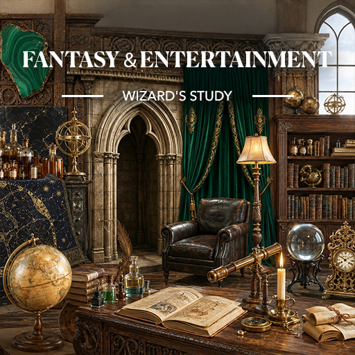 Wizard's Study — Fantasy & Entertainment interior design theme