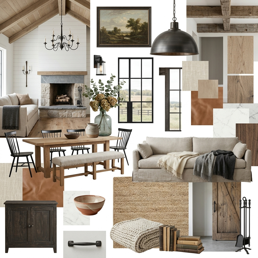 Modern Farmhouse interior design theme — Farmhouse