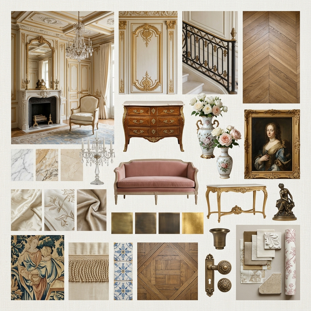 Chateau Luxury interior design theme — France