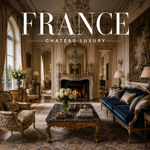 Chateau Luxury — France interior design theme
