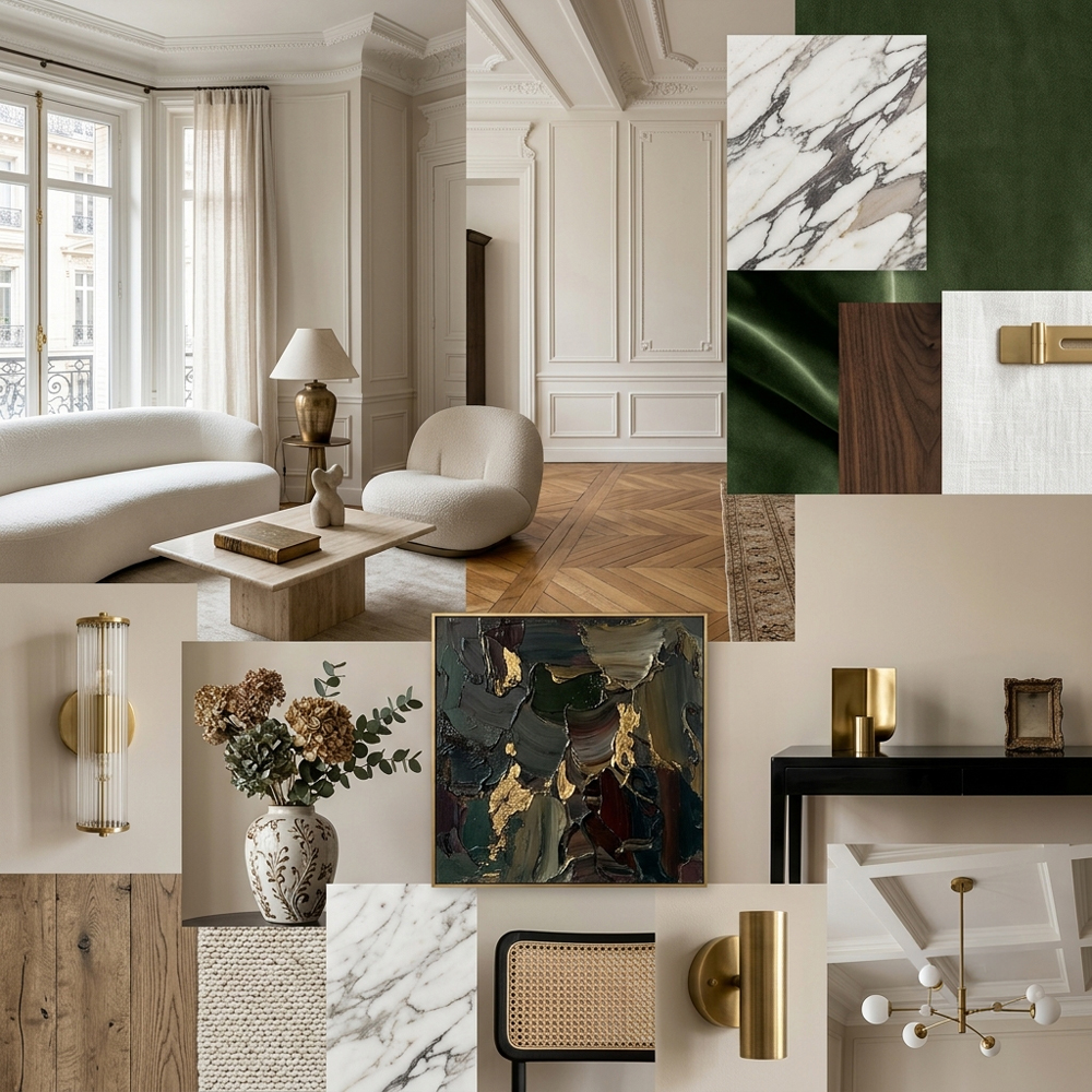 Modern Parisian interior design theme — France