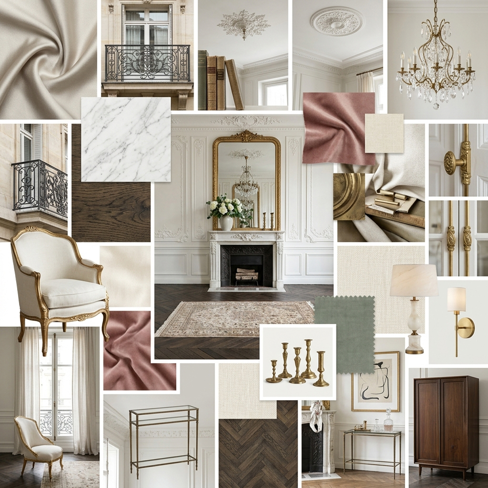 Parisian Apartment interior design theme — France