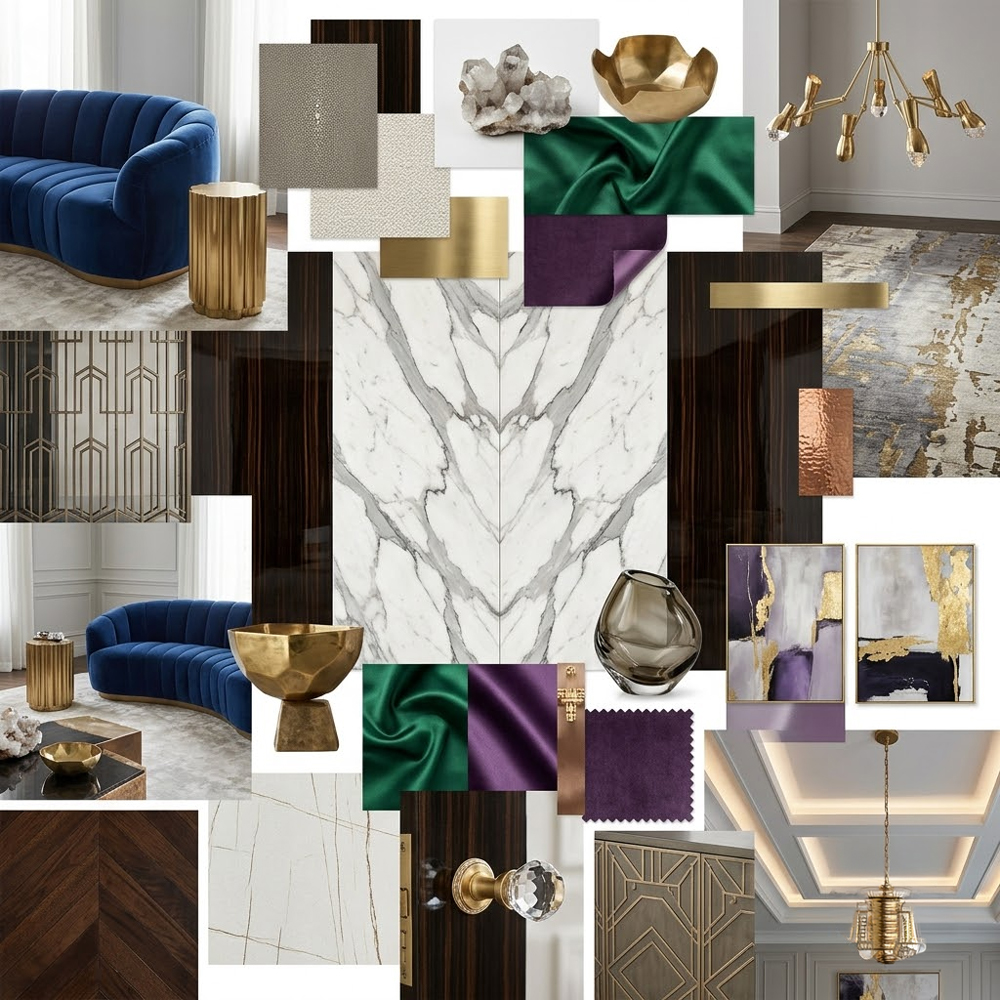 Contemporary Glam interior design theme — Glamour