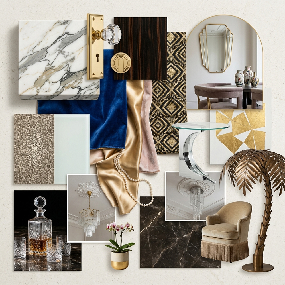 Glam interior design theme — Glamour