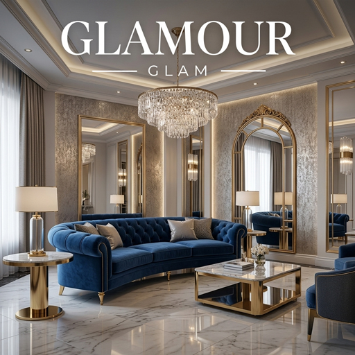 Glam — Glamour interior design theme