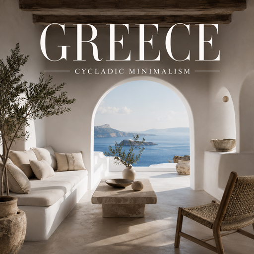 Cycladic Minimalism — Greece interior design theme