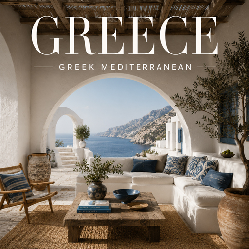 Greek Mediterranean — Greece interior design theme