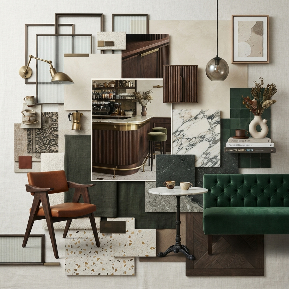 Boutique Café interior design theme — Hospitality