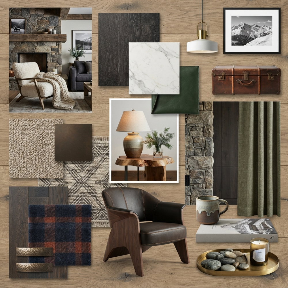 Mountain Resort interior design theme — Hospitality