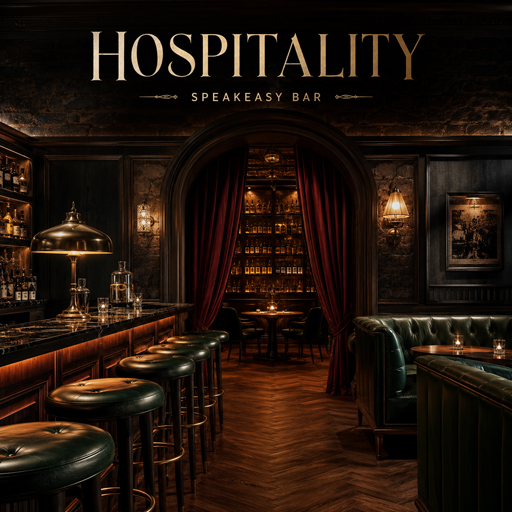Speakeasy Bar — Hospitality interior design theme