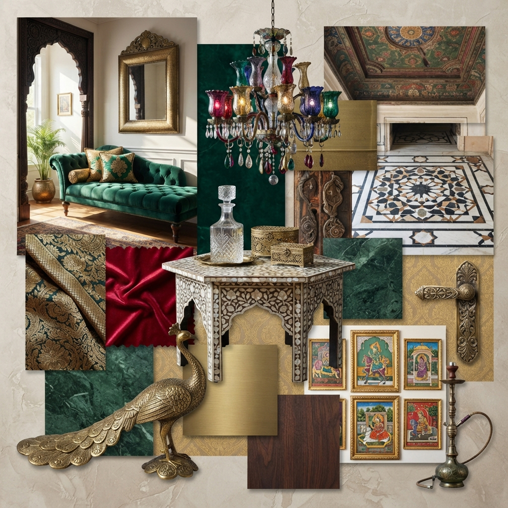 Bollywood Luxury interior design theme — India