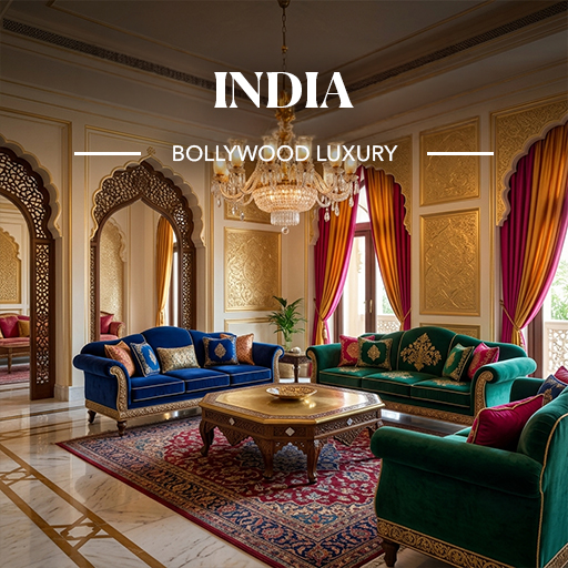 Bollywood Luxury — India interior design theme