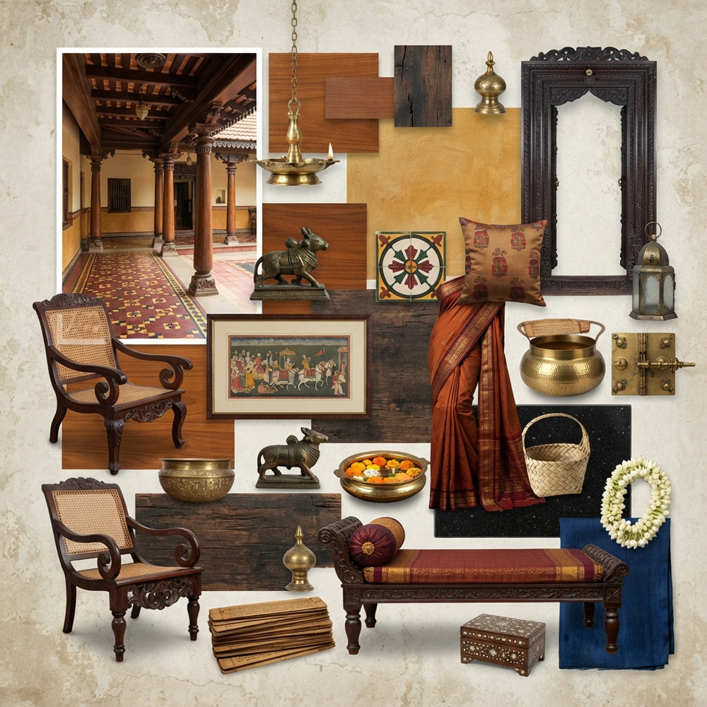 Chettinad interior design theme — India