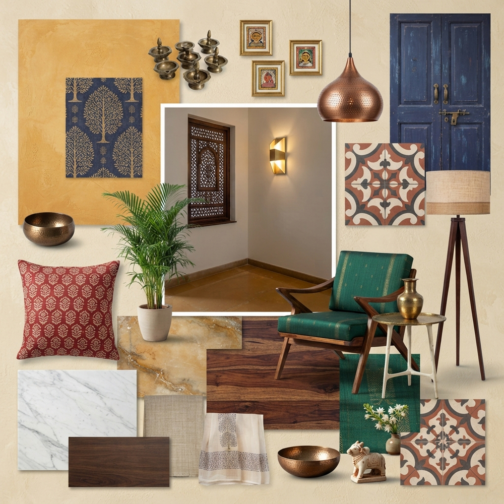Modern Indian interior design theme — India