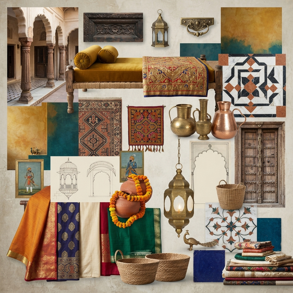 Punjabi Heritage interior design theme — India