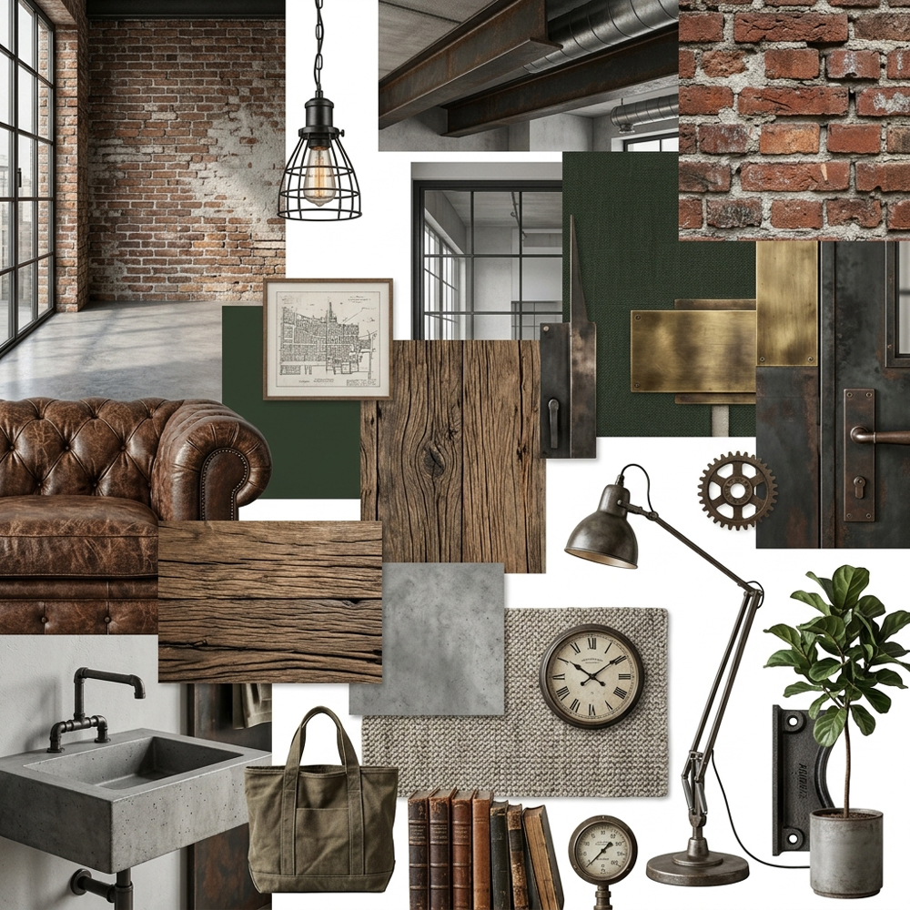 Urban Industrial interior design theme — Industrial