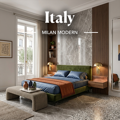 Milan Modern — Italy interior design theme