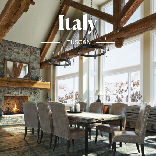 Tuscan — Italy interior design theme