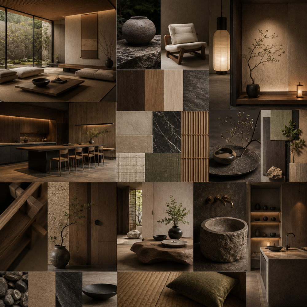 Zen Japanese interior design theme — Japanese