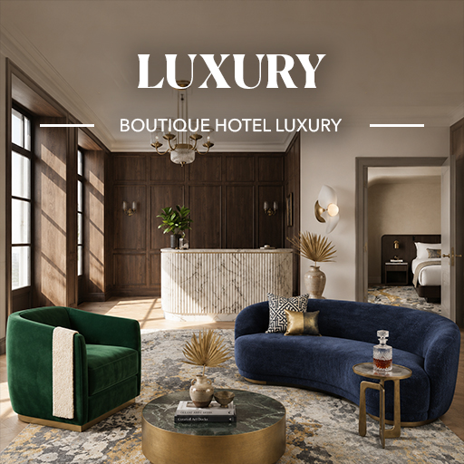 Boutique Hotel Luxury — Luxury interior design theme