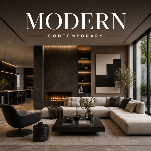 Contemporary — Modern interior design theme