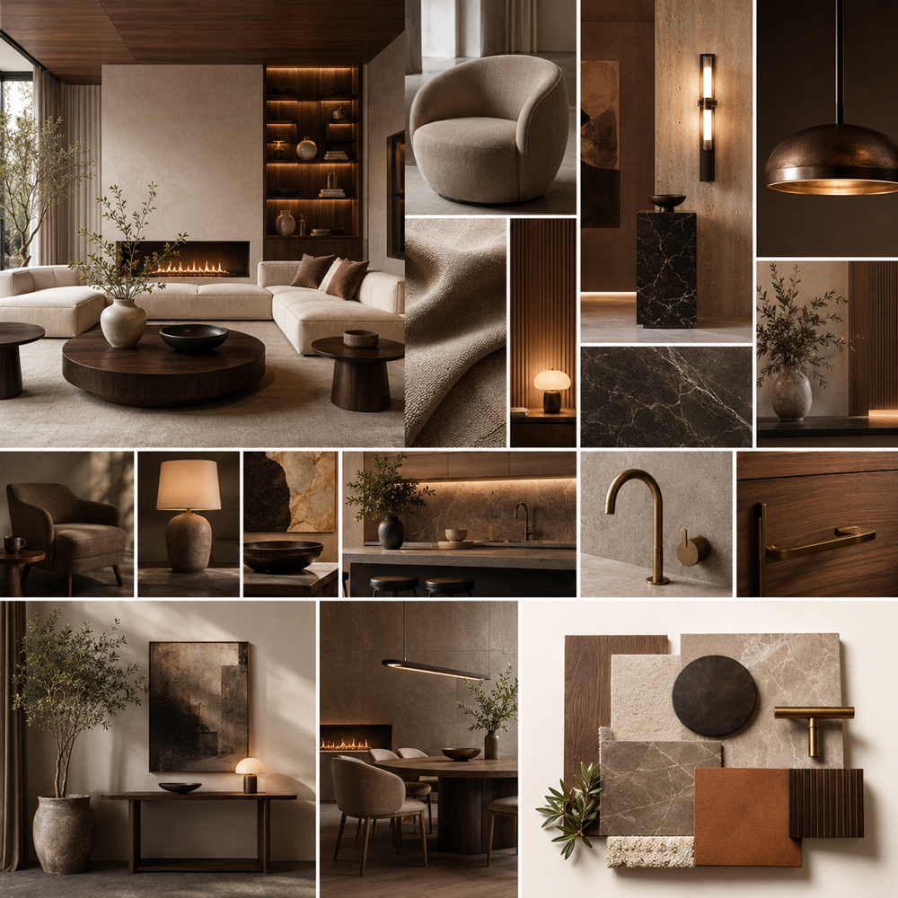 Warm Modern interior design theme — Modern