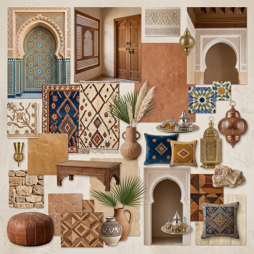 Moroccan interior design theme — Morocco