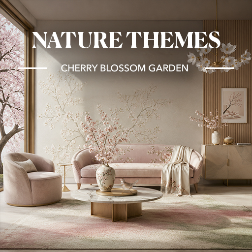 Cherry Blossom Garden — Nature Themes interior design theme