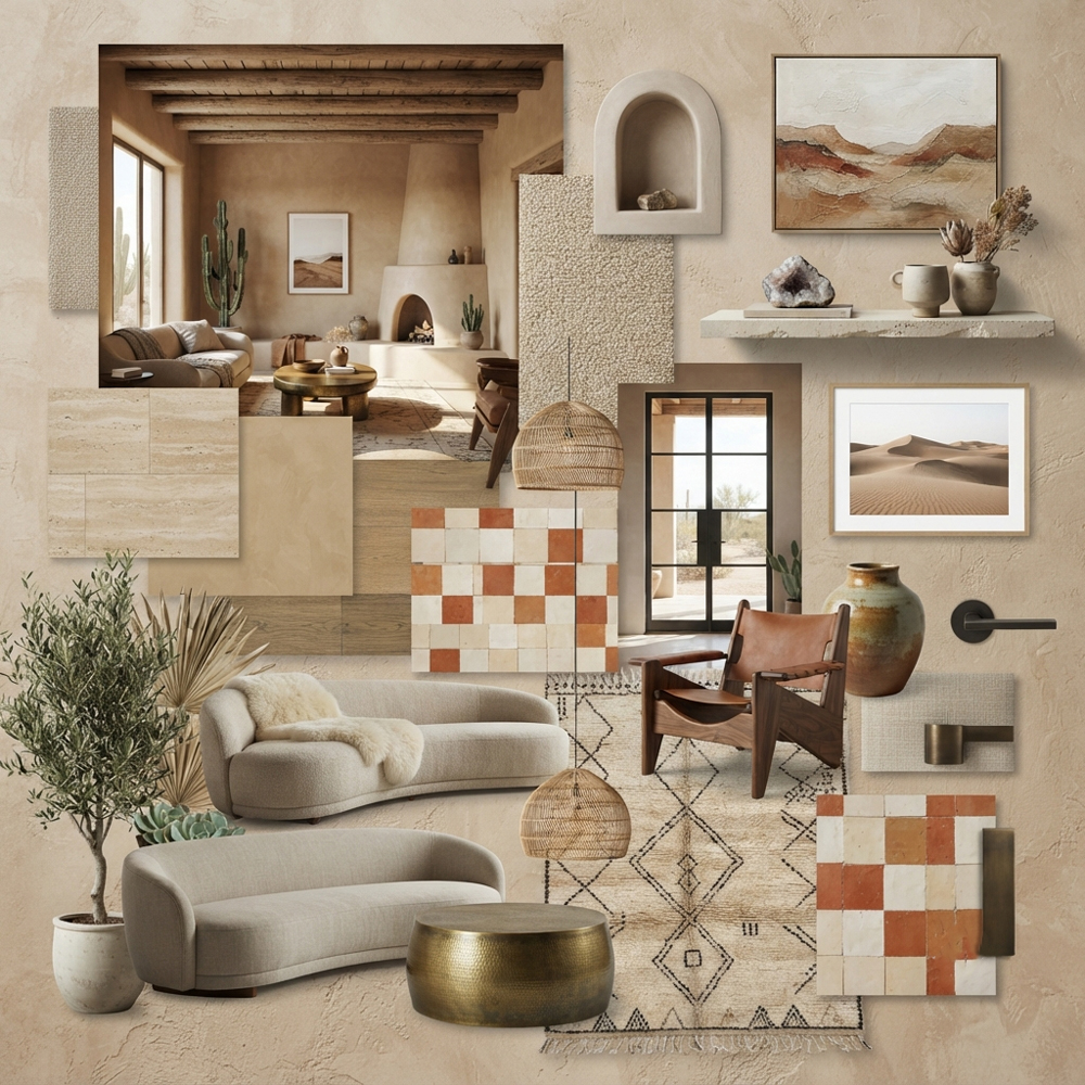 Desert Oasis interior design theme — Nature Themes
