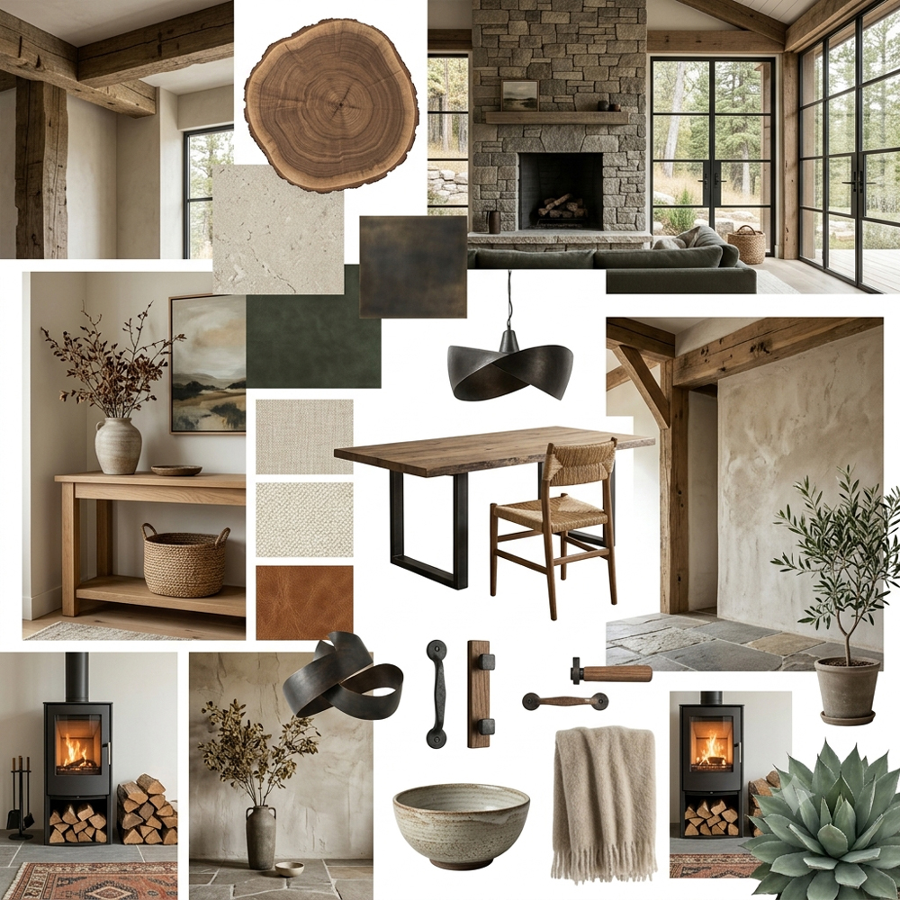 Modern Rustic interior design theme — Rustic
