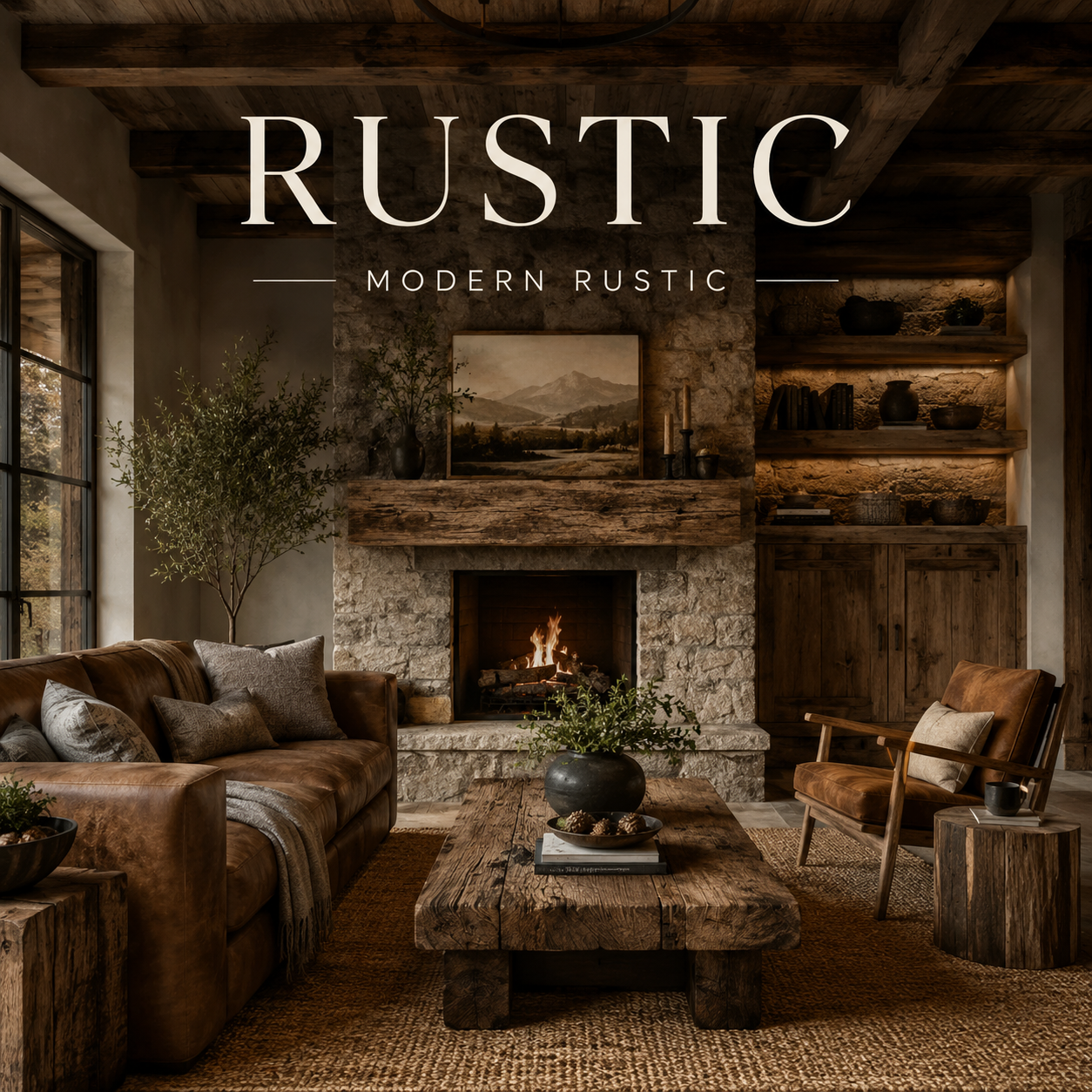Modern Rustic — Rustic interior design theme