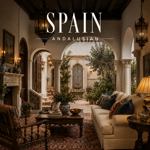 Andalusian — Spain interior design theme
