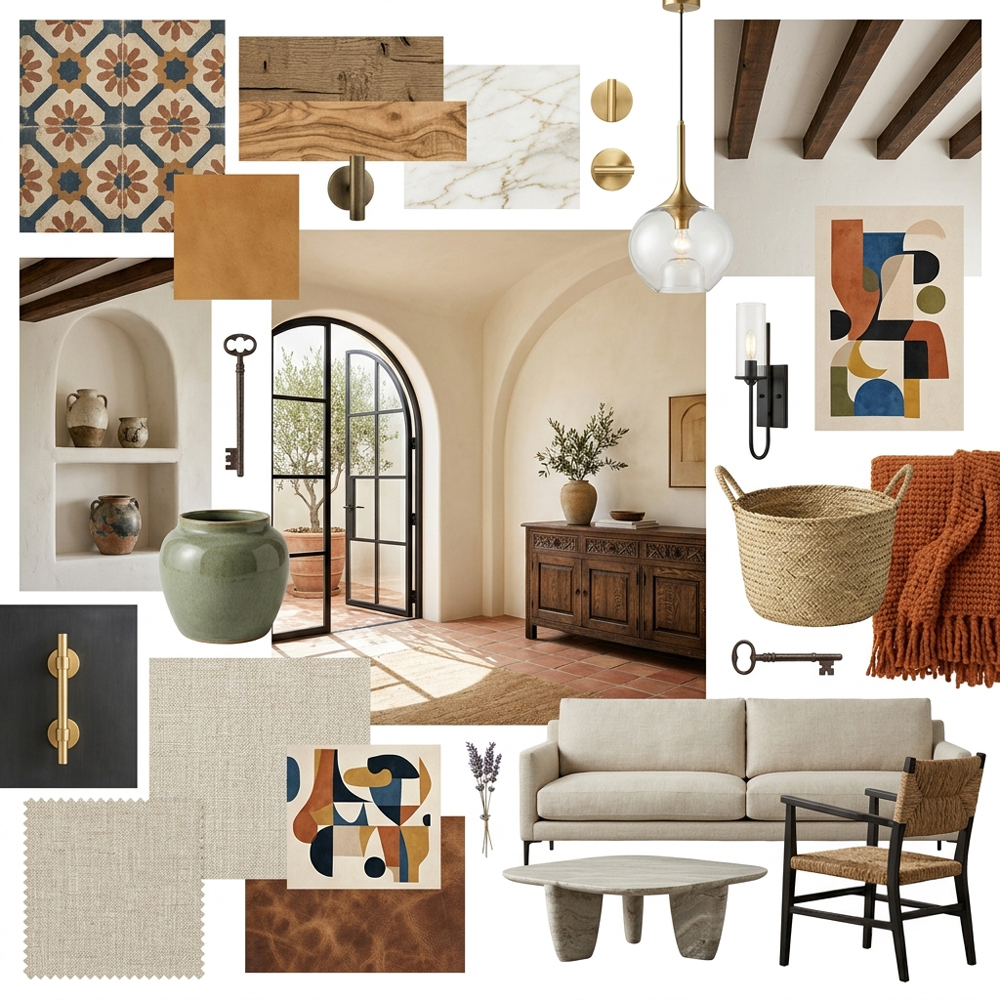 Modern Spanish interior design theme — Spain
