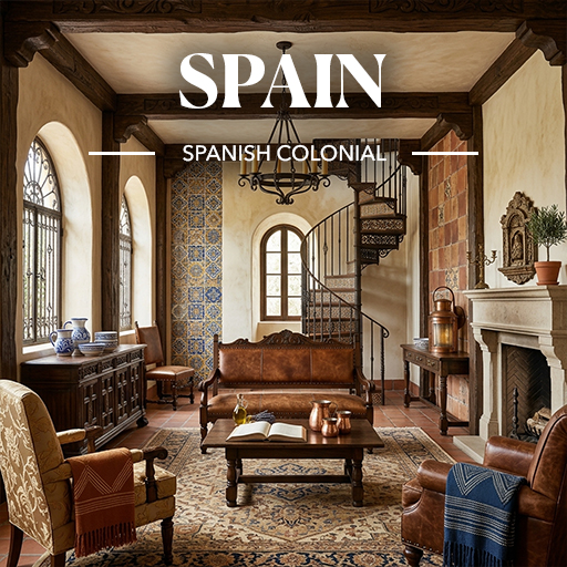 Spanish Colonial — Spain interior design theme