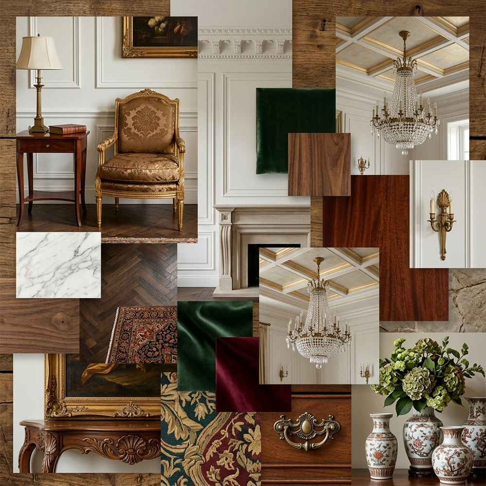 Classic European interior design theme — Traditional