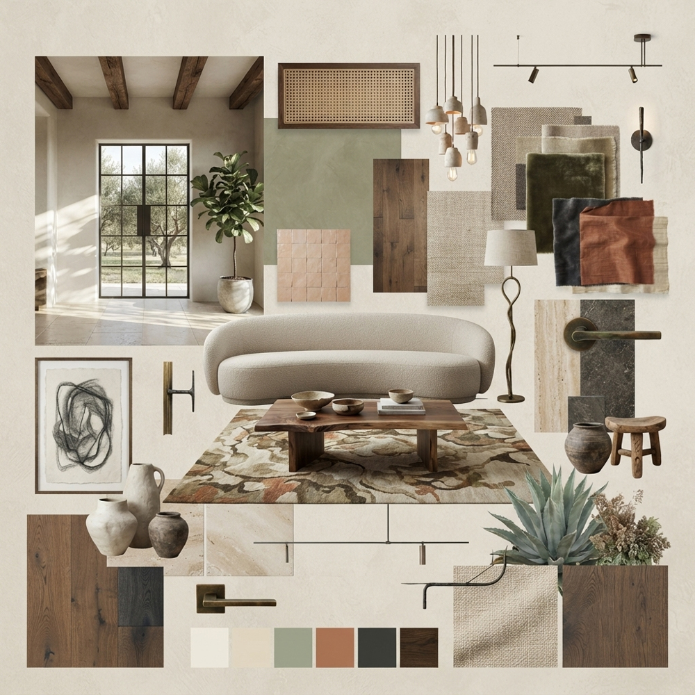 Earthy Contemporary interior design theme — Trend