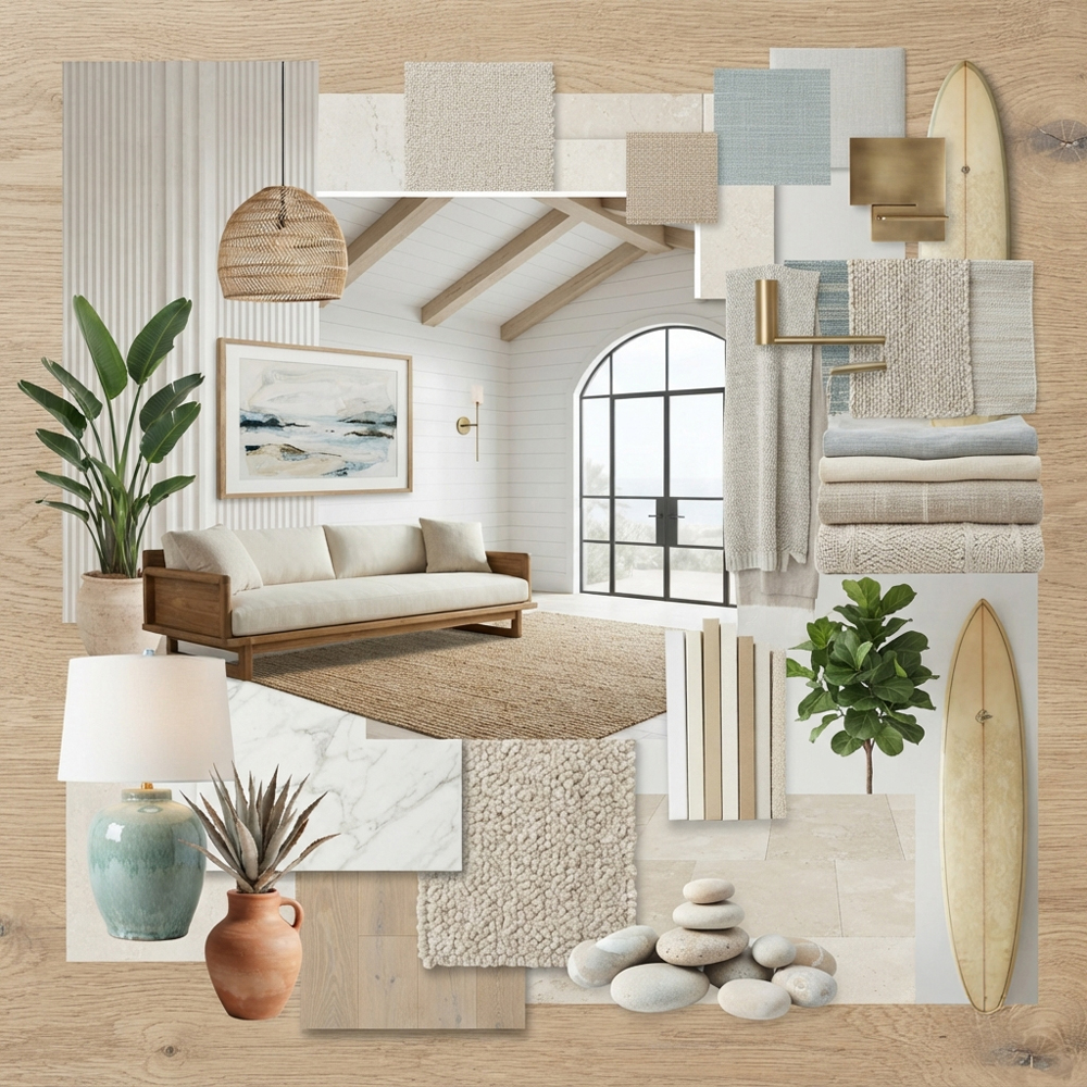 Coastal California interior design theme — United States
