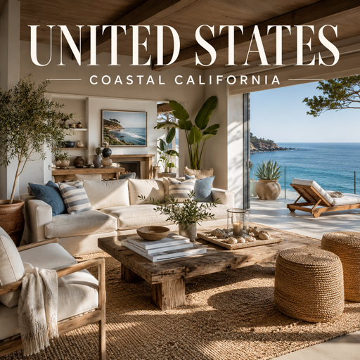Coastal California — United States interior design theme