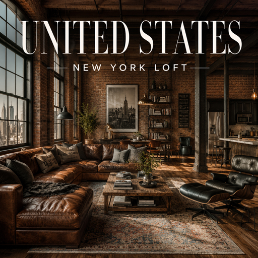 New York Loft — United States interior design theme